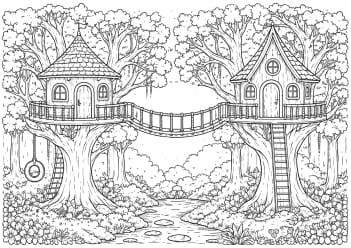 Cabanes dans les arbres